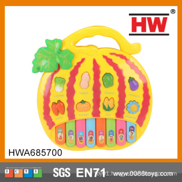 Educational Kids Plastic Watermelon Shaped Mini Piano For Sale